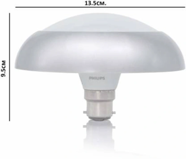 PHILIPS 10 W Decorative B22 LED Bulb  (Green) - Round, Green, 1 YEAR